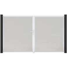 Bild von Basicline schmal Weiß Rahmen EV1 306 cm x 180 cm DIN Links