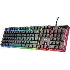 Trust Gaming GXT 835 Azor Gaming Tastatur, Französisches AZERTY-Layout