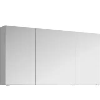 Sadena Spiegelschrank , Weiß , Glas , 6 Fächer , 120x70.3x17 cm , erweiterbar, Typenauswahl, umfangreiches Zubehör erhältlich , Badezimmer, Badmöbelsets & Badmöbelserien, Badmöbelserien