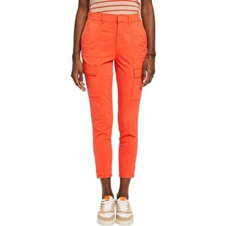 ESPRIT Damen 023ee1b330 Hose, 635/Orange Red, 32