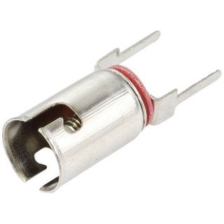 TRU Components TC-10477728 Lampenfassung Sockel (Miniaturlampen): BA9s Anschluss: Lötstift