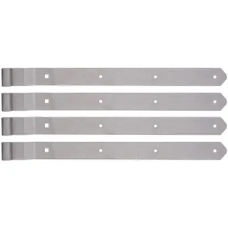 GAH Alberts Alberts 845957 Ladenband | in verschiedenen Ausführungen | Edelstahl | Rolle Ø13 mm | Größe 500 x 40 mm | 4er Set