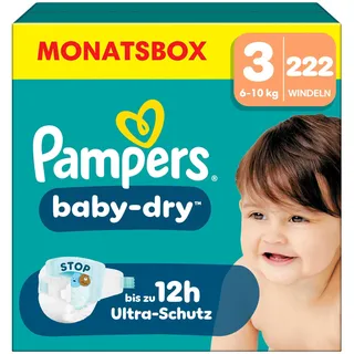 Pampers Baby-Dry Gr. 3 (6-10 kg) 222 St.