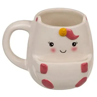 Out of the Blue Einhorn Kaffeebecher 0,4 l Blau