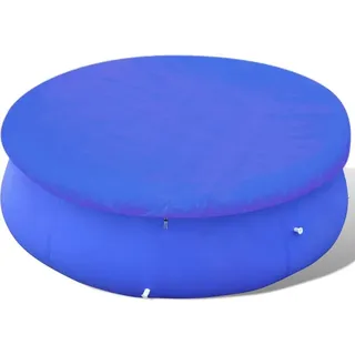 vidaXL Poolabdeckung PE Rund 460 cm 90 g/m2 - Blau
