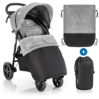 zamboo Universal Fleece-Decke / Beindecke für Kinderwagen und Buggy - Schwarz