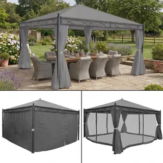 MCW Pergola Calpe Grau 4x4m