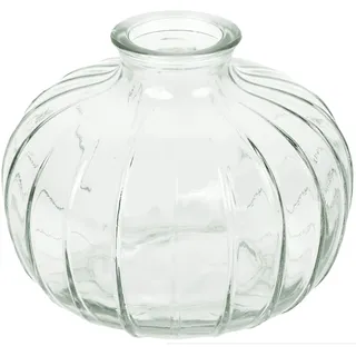 Talking Tables Klare Glas-Budvase für Blumen, stilvolle Einzelstiel-Vase für Hochzeits-Tischdeko, Fensterbank, Gartenpartys, Sommeressen, Kamindekor & Geschenke, 8 cm