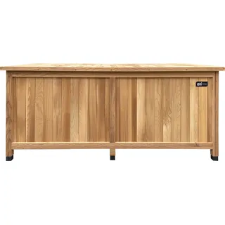 AXI Milo Gartenbox L aus Holz in Braun | Outdoor Kissenbox für den Garten mit Boden und Schloss | Outdoor Aufbewahrungsbox / Auflagenbox wasserdicht - Braun
