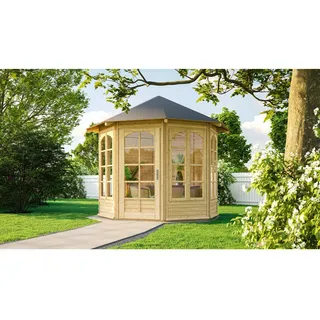 Weka Pavillon 234 A 3,05 x 2,82 m Braun