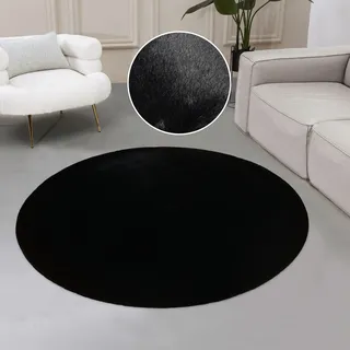 OTTO home Balu Fellteppich Ø 180 cm Schwarz