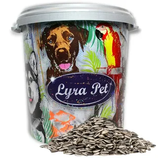 Lyra Pet Sonnenblumenkerne gestreift 10 kg in 30 L Tonne