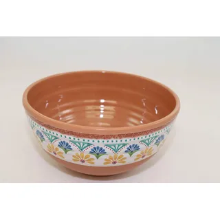 APS 84688 Schale „Arabesque“, Melamin Schale 15,5 cm Durchmesser, Höhe 8 cm, Innen Dekor: Spanisches Design, Außen Dekor: Terrakottaoptik, 0,8 Liter