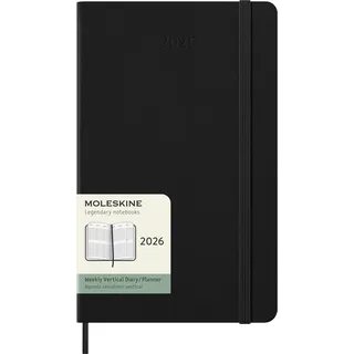 Moleskine Wochenplaner Vertikaler 2026 Schwarz