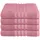 Milano Handtuchset 50 x 100 cm rosa 4-tlg.