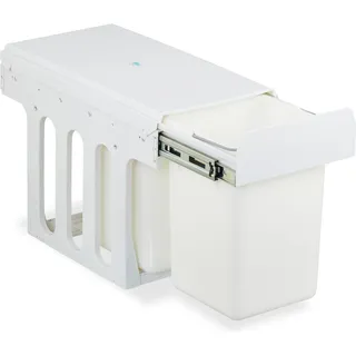 Relaxdays Einbaumülleimer 0 l Weiß