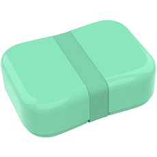 Lunch Buddies Basic Lunchbox mit pastellgrünem Gummi