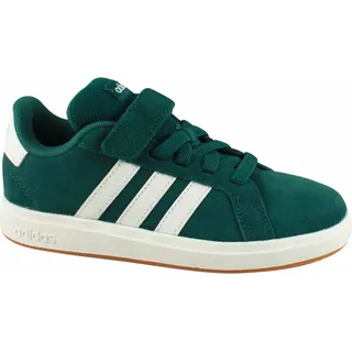 Grand Court 00s Kids Collegiate Green / Off White / Gum 33 1/2