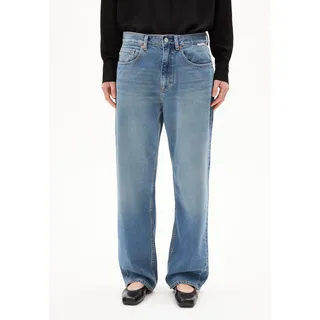 HAAYI LOW WAIST BAGGY JEANS | 100% recycelte Baumwolle Non Stretch - blau (29-32)