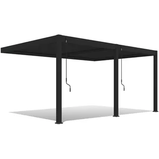Weide Deluxe Pergola Voll Aliminium 3,6 x 5,3 m anthrazit 