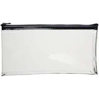 Block and Company E234041720R Transparente Wertsachentasche Vinyltasche