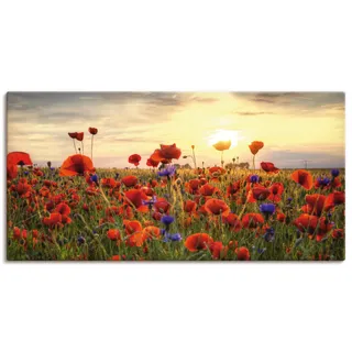 Artland Wandbild »Mohnblumen« Blumen 1 Stk. tlg. als Alubild, Outdoorbild, Leinwandbild, Poster, Wandaufkleber, rot