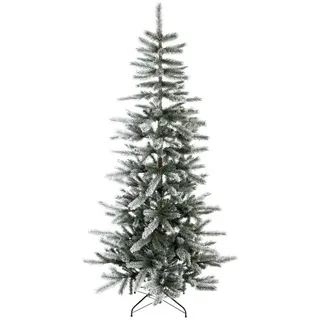 Evergreen Weihnachtsbaum grün/weiß 210 cm