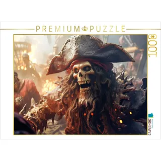 Calvendo Puzzle Ein Motiv aus dem Kalender Das Piratenschiff - Willkommen in der Welt der Geister | 1000 Teile Lege-Größe 64x48cm Foto-Puzzle für glückliche Stunden