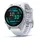 Fenix 8 BT 43 mm Edelstahlgehäuse silber Silikonarmband weiß M