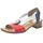Riemchensandalen Damen Rot 39