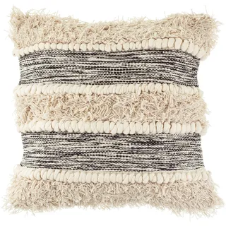 Sass & Belle Scandi Boho Tufted Stripe Cushion