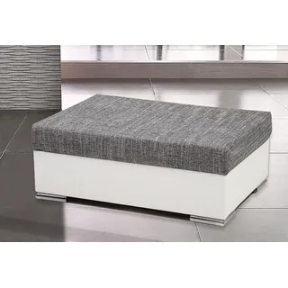 Collection AB Hocker John optional Federkernpolsterung 100 x 40 x 70 cm Grau