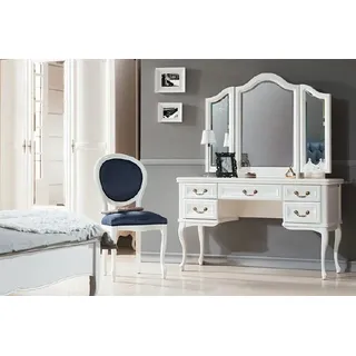 Schminktisch mit Stuhl Frisiertisch Frisierkommode Schminkkommode Kosmetiktisch