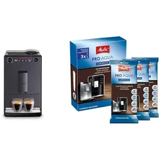 Melitta Caffeo Solo - Kaffeevollautomat mit verstellbarem Auslauf & Filterpatronen Pro Aqua (3 Patronen) - Kalkfilter für Kaffeevollautomaten