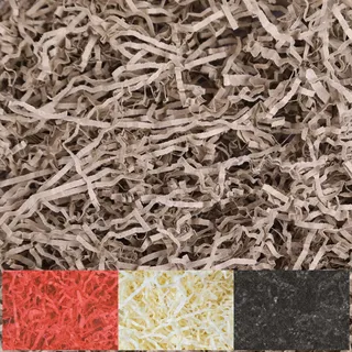 Creative Deco 1kg Ökologisches Natur Füllmaterial Geschenk aus Papier | Stroh für Pakete | Papier-Schnitzel | Deko Verpackungsmaterial für Weihnachts-Geschenke | KOMMT IN Blauer Tasche