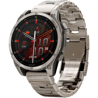 fenix 8 AMOLED 47 mm sapphire, titan mit Schlitzen Titanium