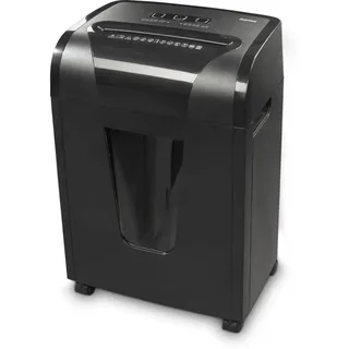 Hama Aktenvernichter »Aktenvernichter für Chipkarten, Magnetstreifen, Papier, Plastikkarten« 20 Liter, mit Rollen, Partikelschnitt 10 Blatt, Micro-Cut-Schnitt, P5, schwarz