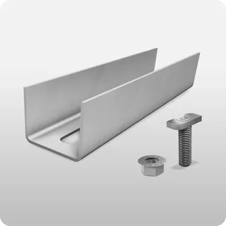 K2 Systems Schienenverbinder Set für SolidRail Ultra Light und Light