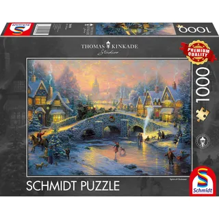 Schmidt Spiele Thomas Kinkade Winterliches Dorf (58450)