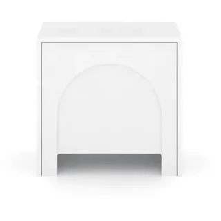 MID.YOU Nachtschrank Arco, weiß , Maße cm B: 50 H: 49 T: 35.0