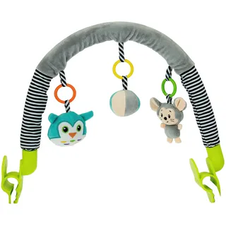 Teorema Giocattoli 39403 Bogen für Kinderwagen, Wiegen und Sitze mit 3 Puppen