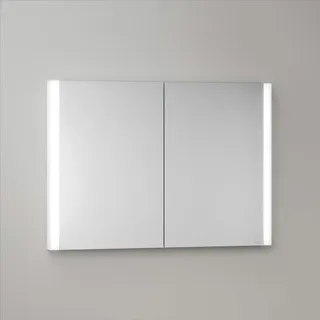 Keuco Royal Metis LED Unterputz-Spiegelschrank 100 x 71 cm mit 2 Türen, schweizer Ausführung