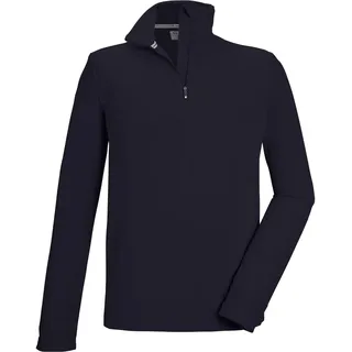 killtec Herren Fleeceshirt mit Stehkragen und Reißverschluss KSW 63 MN FLC SHRT, schwarz blau, 4XL, 43463-000