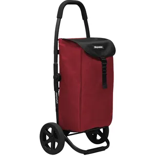 Playmarket New Go Two Compact Premium Einkaufstrolley - Cranberry - One Size