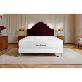 Matratzen- und Lattenrost-Set 140x190 cm - George V - Weiß