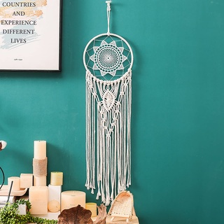 Traumfänger Makramee Traumfänger Boho Gewebte Makramee Wandbehang Boho Wand Dekor Handgemachte Große Traumfänger-Ornament Handwerks Geschenk