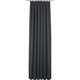 Vorhang ADAM "Uni Collection" Gr. 4, blau (dunkelblau), B:145cm H:245cm, Baumwolle (Bio-Baumwolle), Gardinen, Vorhang, aus 100% Bio-Baumwolle, Vorhang nach Wunschmaß