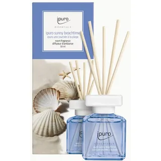 ipuro - erfrischender sunny beachtime Raumduft - dezenter Raumerfrischer mit spritzigen & frischen Noten - stilvoller Lufterfrischer in der Wohnung für ein puristisches Dufterlebnis 50 ml