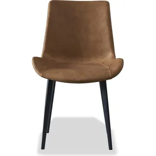 Stuhl Set Sitz Polster Garnitur Esszimmer Stühle Lehn Holz Modern Luxus Möbel - Orange