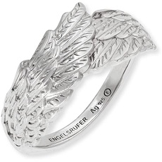 Bild von Damen Ring Flügel Symbol aus Sterling Silber - Größenverstellbar - nickelfrei